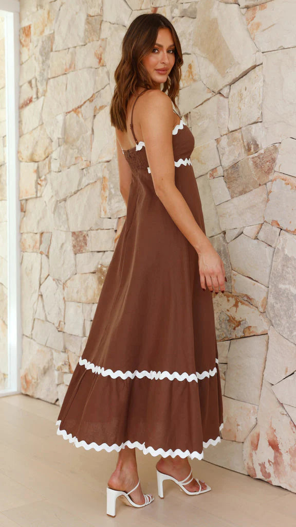 Karma®| Vestito lungo con spalline
