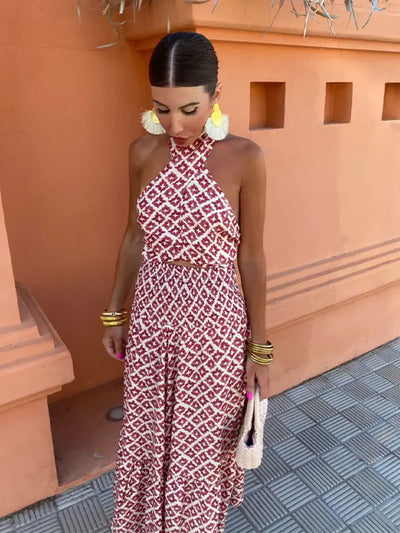 Malika | Abito elegante con scollo sulle spalle