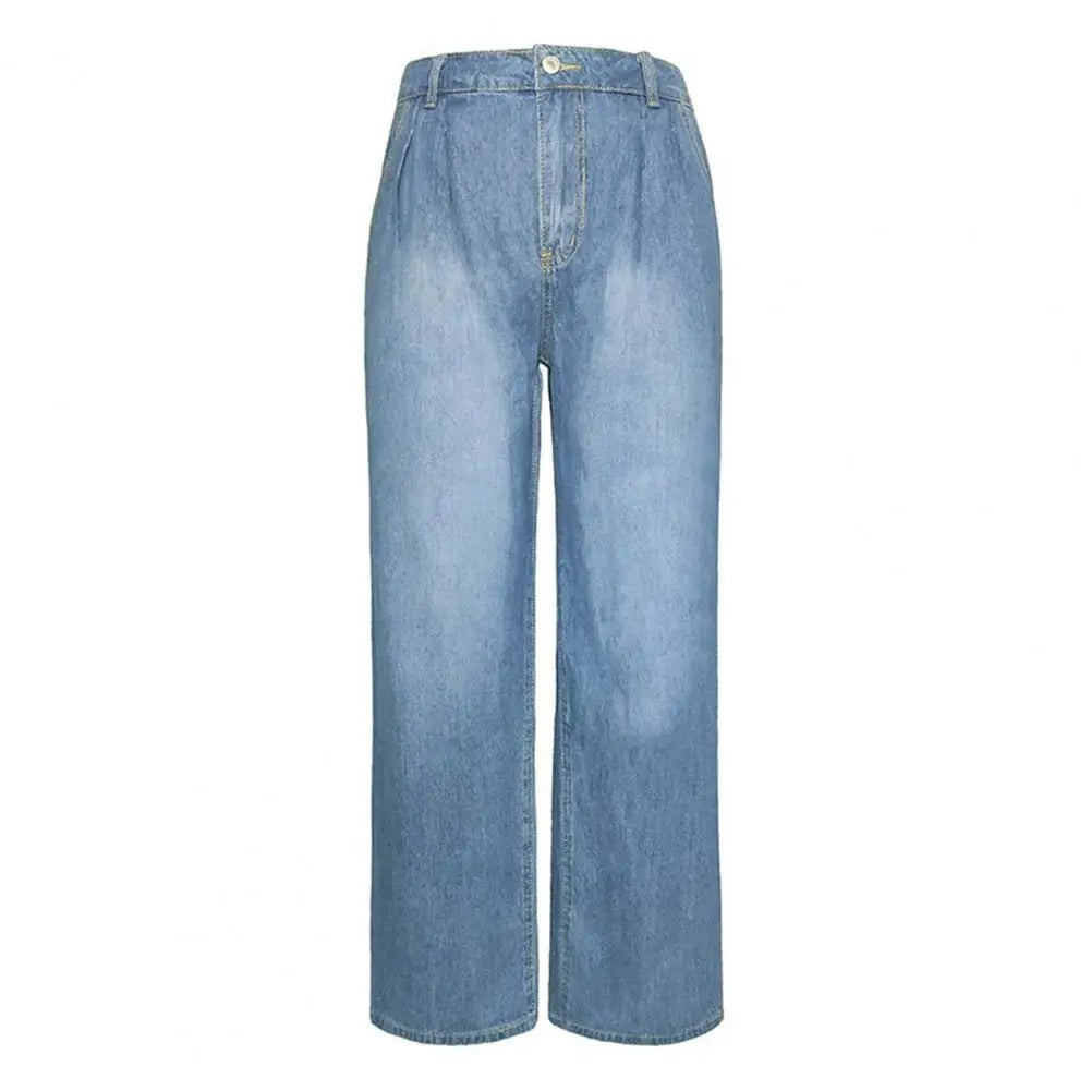 Simona® | Jeans a vita alta e taglio largo