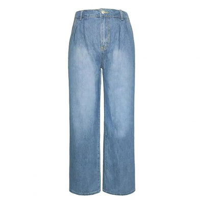 Simona® | Jeans a vita alta e taglio largo